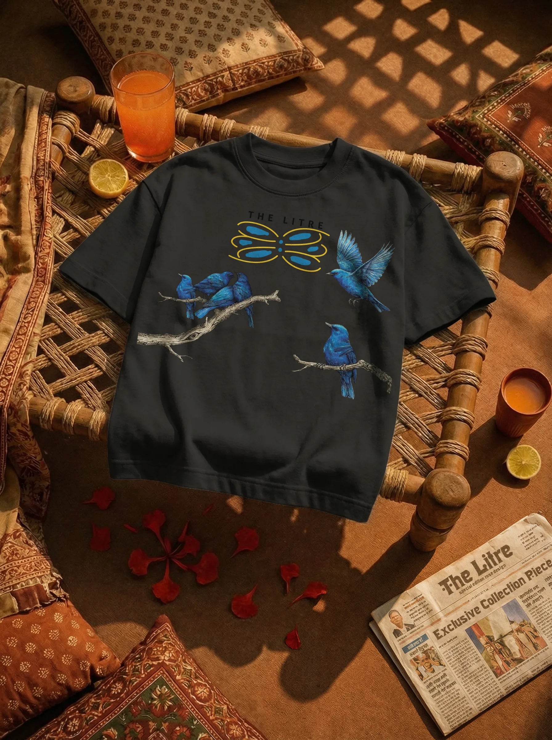Blue Flock T-shirt